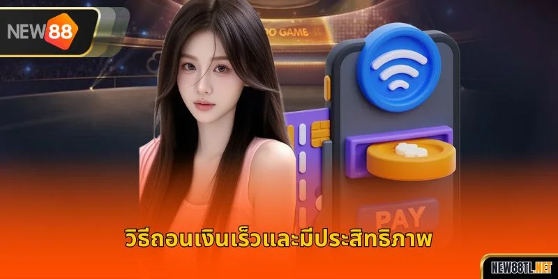 วิธีถอนเงินเร็วและมีประสิทธิภาพ